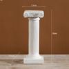 Римская колонна, подсвечник, ангел, украшение, скульптура из смолы, витрина, модель дома, мини-реквизит для фотосъемки, мягкие украшения