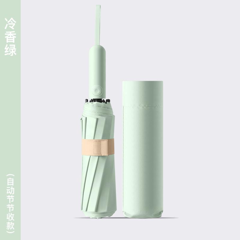 Трехслойный 10-спицевый цветной клеевой материал, ручка с подсолнечным шарнирным механизмом закрывания, солнцезащитный положительный