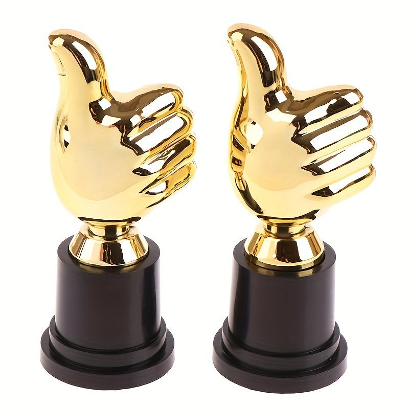 1 Mini Award Trophy, Thumb Trophy Toy, Party Gift Competition Champion Award