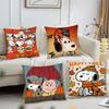 Комический персонаж S-snoopy Наволочка Квадратная подушка Спальня Диван Досуг Комфортная подушка Автомобиль Гостиная Украшение дома 40X40