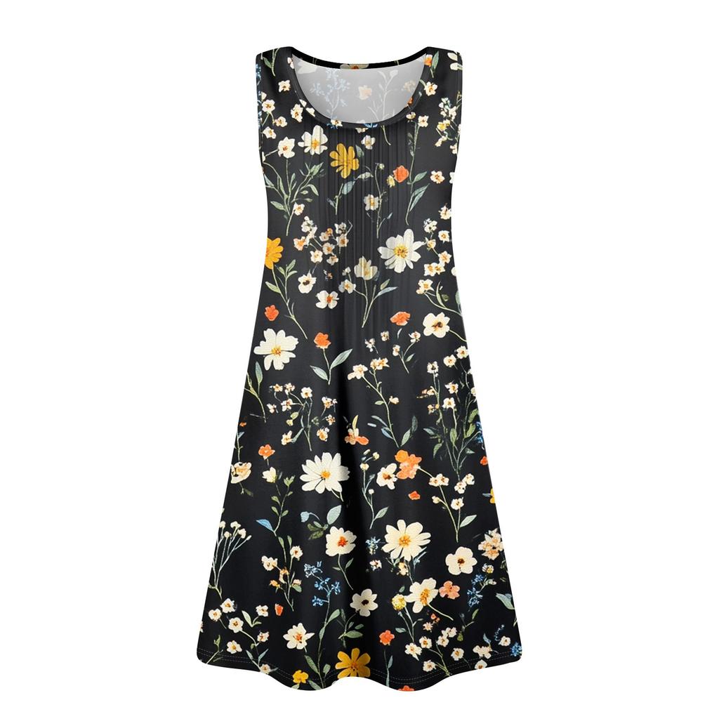 Женский повседневный сарафан с карманами, летнее пляжное платье в стиле бохо, праздничное платье для женщин, платья-майки