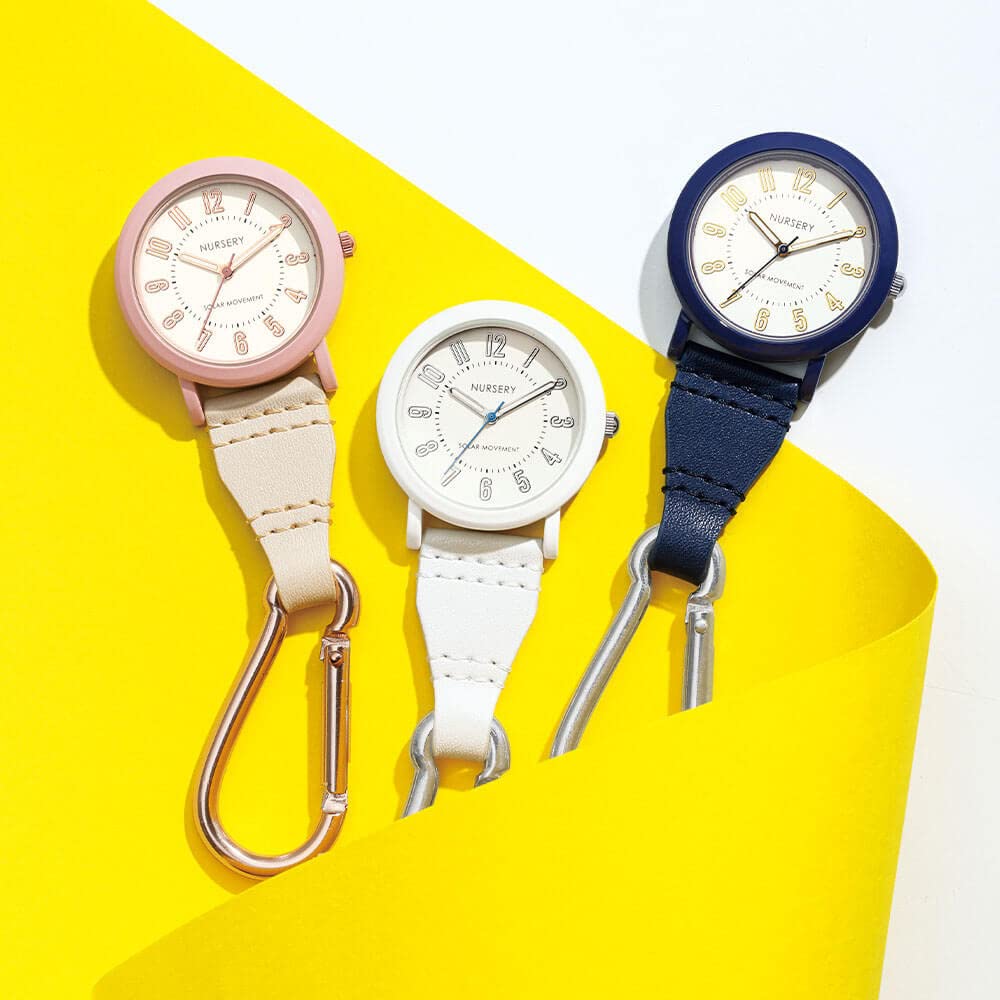 Nursery Solar Carabiner One Nurse Goods Watch, Women's, Size, Pink, 162378A,