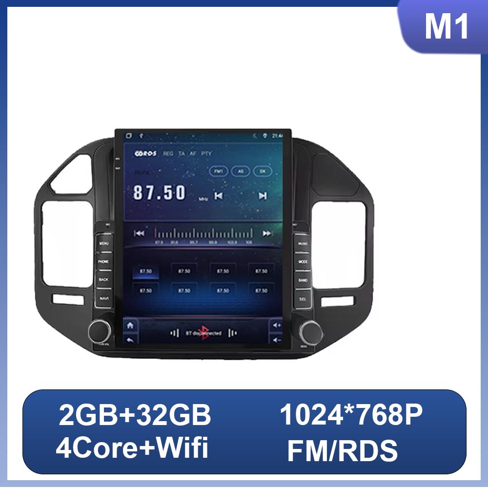 9,7-дюймовый Android для Mitsubishi Pajero 3 V73 2004-2011 Автомагнитола 2 din Мультимедийный видеоплеер GPS-навигация Вертикальный экран