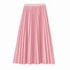 Summer 2025 Kids' Japanese Style Pleated Midi Skirt