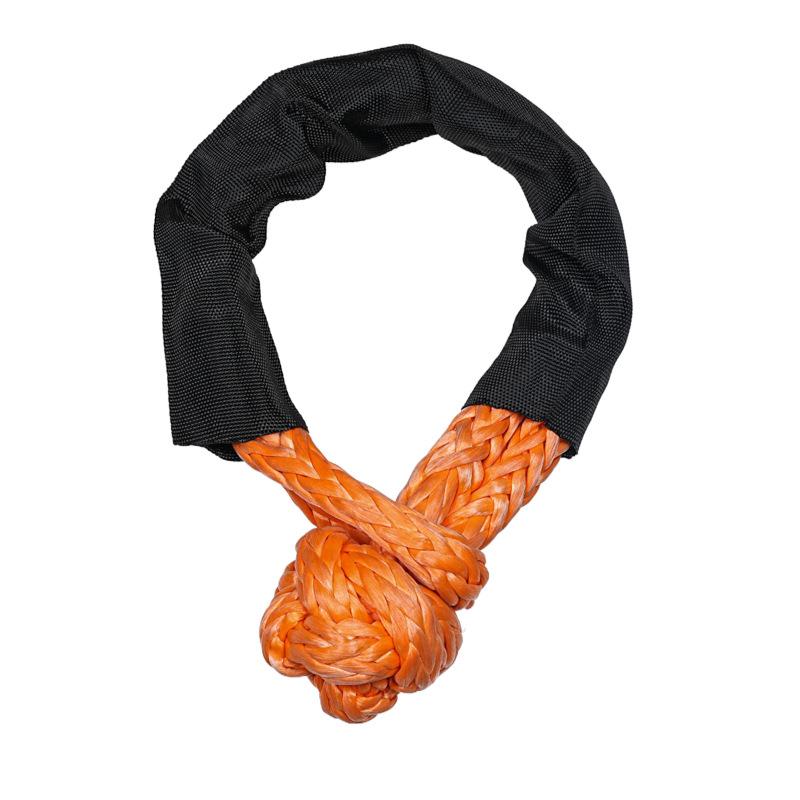 Мягкая скоба Синтетический трос Сверхпрочная Внедорожная буксировочная скоба Строп с защитной оплеткой для Джипа Грузовика Внедорожника