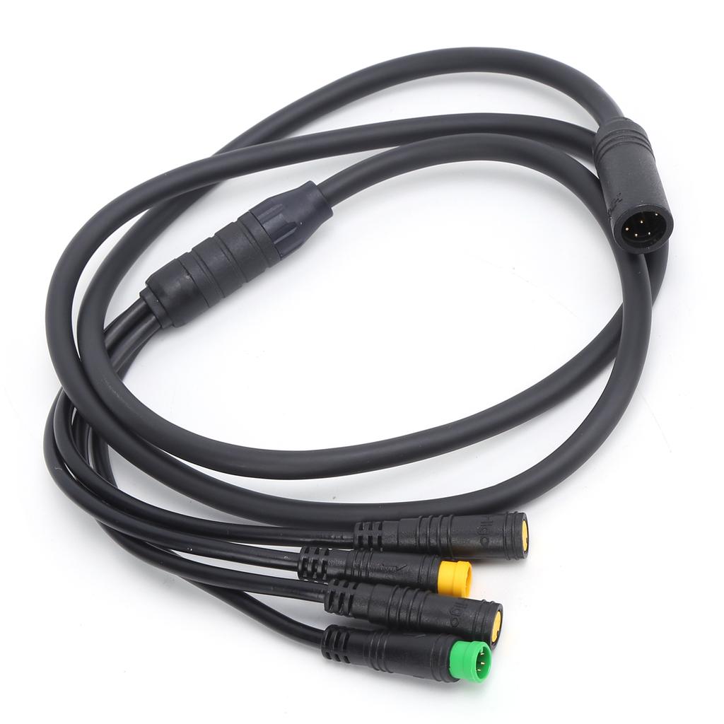 Waterproof 1T4 Electric Bike Cable Harness Gear Sensor Extension Cable for BAFANG BBS01 BBS02 Mid Motor