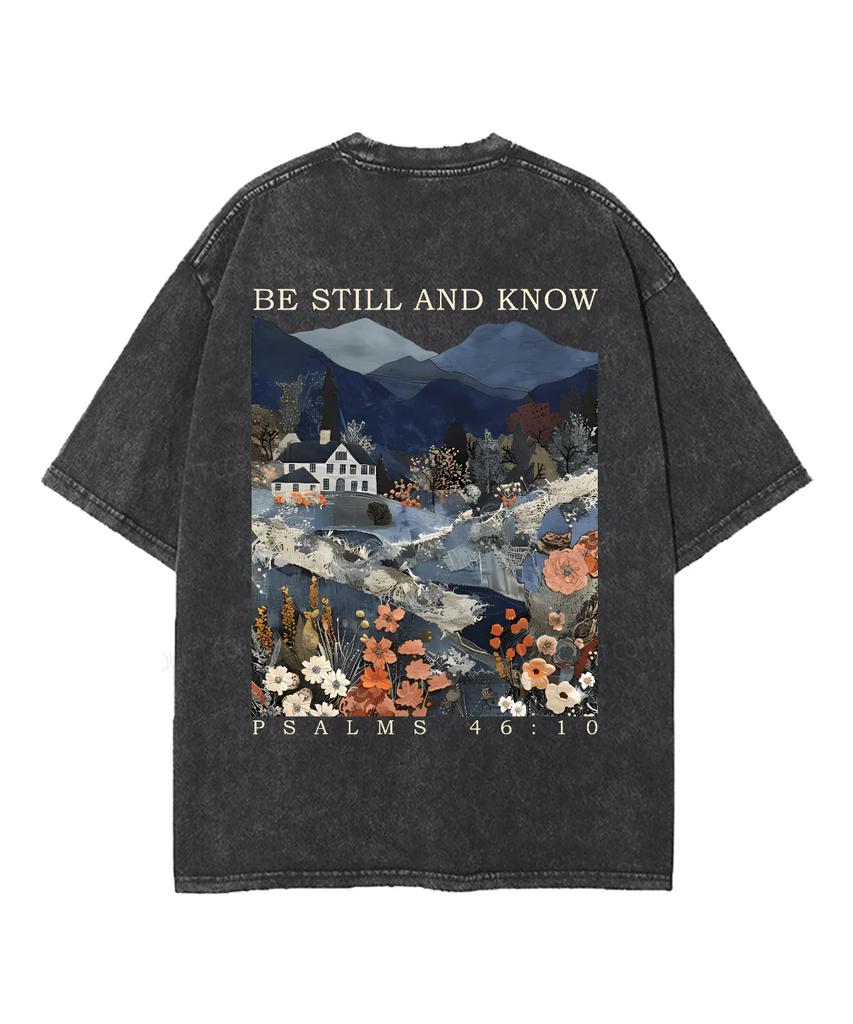 Fashion Art Painting Printed T-shirt Gothic Y2k Washed Oversized T Shirt Summer Short Sleeve Cotton Tees Tops Men Women Clothing