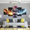 Modern Home Wall Art Decor Framework Pictures 5 Pieces Manga Anime Posters Canvas Decorative Paintings For Living Room No Frame No Frame