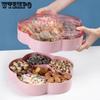 Candy 1/2 Tier Nut Bowl Storage Container Party Snack Box Floral Snack Box