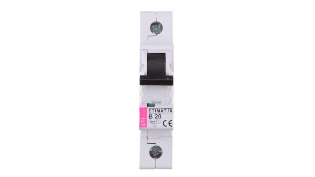 Circuit breaker 1P B 20A 10kA AC ETIMAT10 002121717