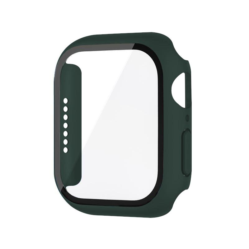 Tempered Glass+Case For Watch 38mm 40mm 41mm 42mm 44mm 45mm 46mm Screen Protector Protective Cover iWatch 10 8 7 9 6 SE 5