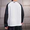 Adidas SS25 Loose Fit Crew Neck Long Sleeve T-Shirt Unisex Tops White Black JZ0114