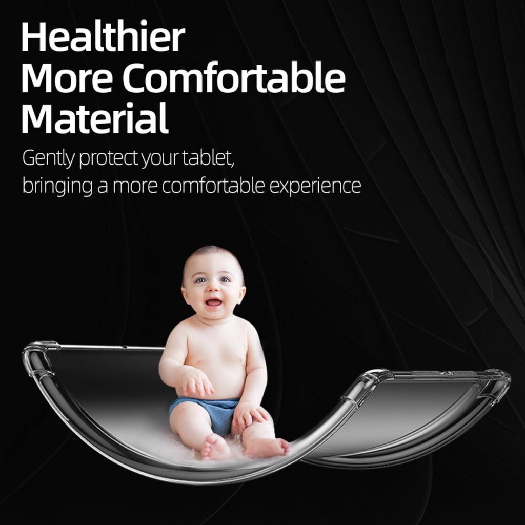 Чехол 2 в 1 из мягкого ТПУ со стеклом для XiaoMi Pad 5 Pro, прозрачная задняя крышка для MiPad 5, прозрачный силиконовый чехол, задняя крышка для планшета, аксессуары для Mipad 5