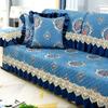 High End Thickened Embroidered Sofa Cushion Four Season Universal Chenier Sofa Cushion Anti Slip Sofa Cover Winter Sitting Mat