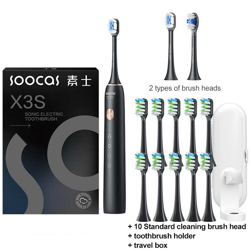 SOOCAS X3S Sonic Electric Toothbrush 180 Days Battery Life Smart Ultrasonic Tooth Brush Cleaner Adult Automatic IPX8 Waterproof