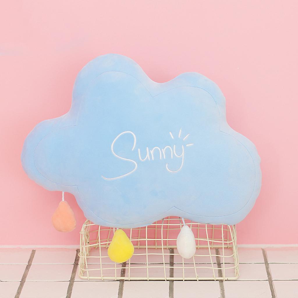 Прекрасная цветная подушка Радужное облако Луна Плюшевая подушка Мягкие удобные подушки для всех возрастных групп