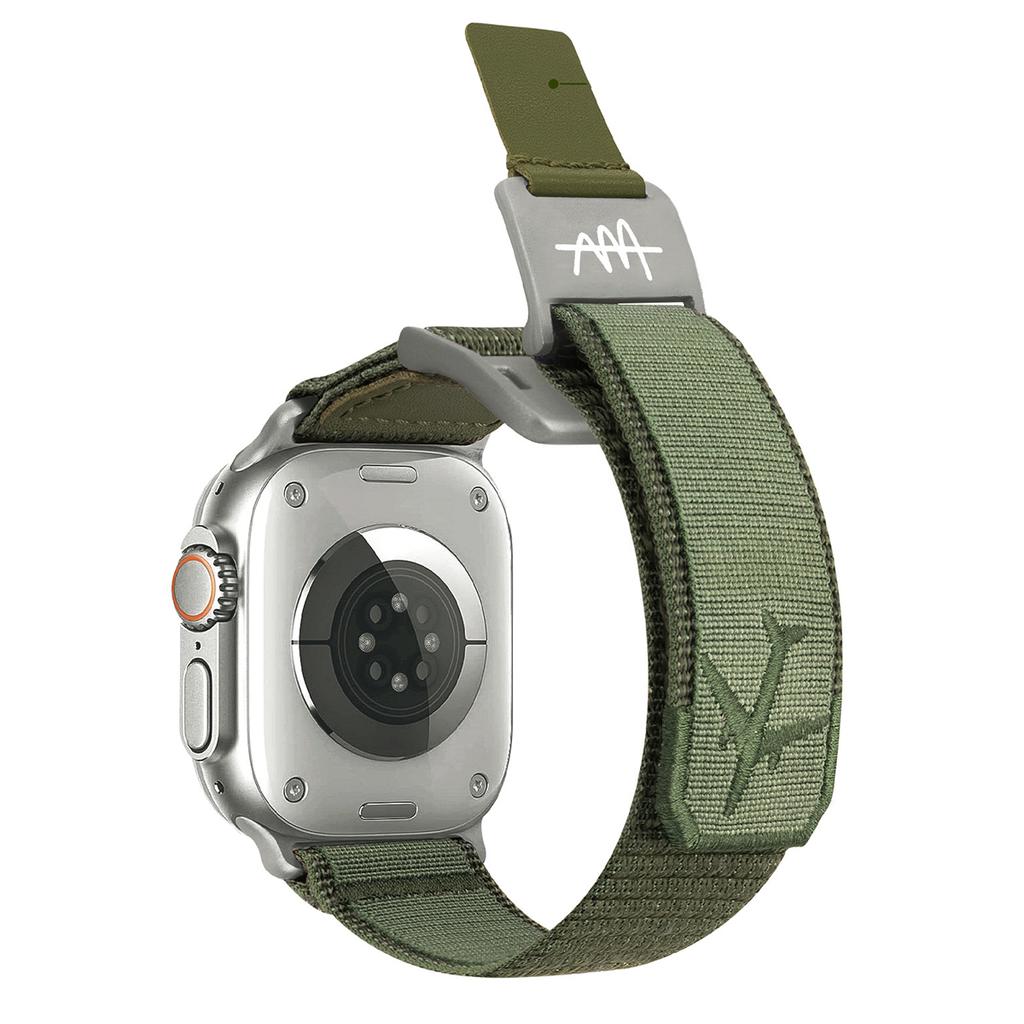 Сменный ремешок для Apple Watch Series 10 9 8 7 SE 6 5 4 3 2 1 42 мм 41 мм 40 мм 38 мм Нейлоновый ремешок для часов с магнитной застежкой