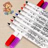 6/12/24pcs Dual Tip Fabric Markers, Permanent Art Markers Pen for T-Shirts Clothes Sneakers Canvas Adults Writing Painting