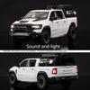1/32 Dodge RAM MAMMOTH Pickup Toy Car Model Metal Diecast Off Road Vehicles Models Pull Back Shock Absorbation Boys Best Gifts