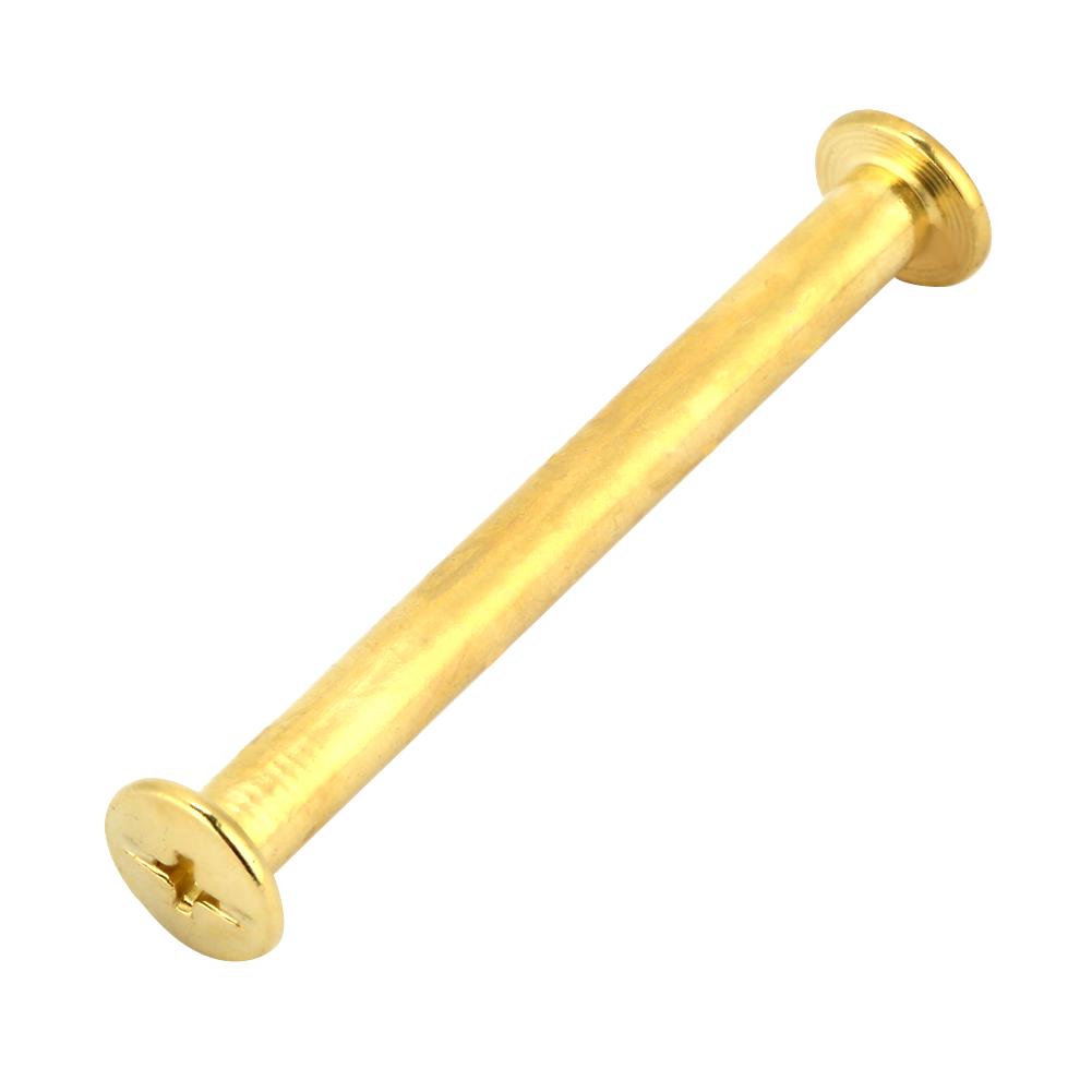 10pcs M5 Flat Head Book Album Rivets Screw Set DIY Craftmaking Rivet (M5*50)