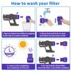 Upgraded Canister with HEPA Filter Replacement for Dyson V11 V15 SV14 SV15 SV22 Vacuum Cleaner Dust Bin Spare Part Dust Bucket