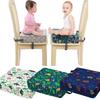 Children Booster Seat Pad Kids Dining Table Non Slip Cushion Adjustable Car Safety Belt and Fastening Strap Thickened Breathable