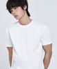 LEMAIN SECOND Semi Crew Neck Muscle Fit Plain Short Sleeve T-Shirt [Ivory]