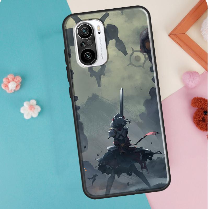 Чехол с изображением аниме Genshin Impact для POCO F3 F1 F2 M3 M4 X4 Pro GT X3 Pro, чехол для Xiaomi Mi 11 Lite 12 X Mi 11T Pro