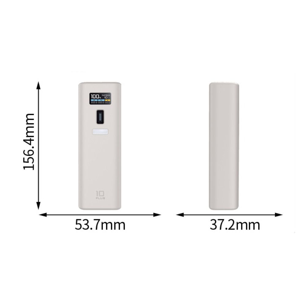 Shockproof Silicone Case Dustproof Carrying Case for CUKTECH No.10 Power Bank Plus 15000mAh Travel