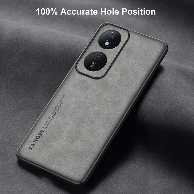 Для Honor 90 Smart 5G Чехол Роскошный Кожаный Чехол для Телефона Для Honor X7B HonorX7B Задняя Крышка Силиконовый Противоударный Полная Защита
