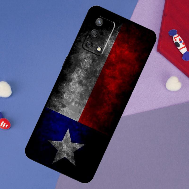 Чехол с флагом Техаса для OPPO A17 A54 A57 S A77 A74 A94 A5 A9 A53 A15 A16 A76 A96 A52 A72 A18 A58 A98 A78