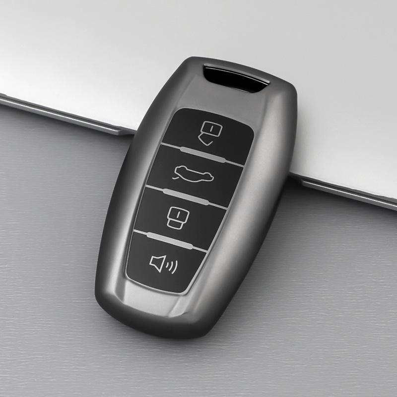 Fashion Gray TPU Car Remote Key Case Cover Shell For Great Wall Haval Hover H1 H4 H6 H7 H9 F5 F7 H2S GMW Coupe Protected Keyless Fob