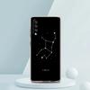 Constellation Virgo Aries Transparent Phone Case for Samsung Galaxy A16 A14 A12 A22 A24 A42 A02 A03S A06 A50 A20 A30 A40 Cover