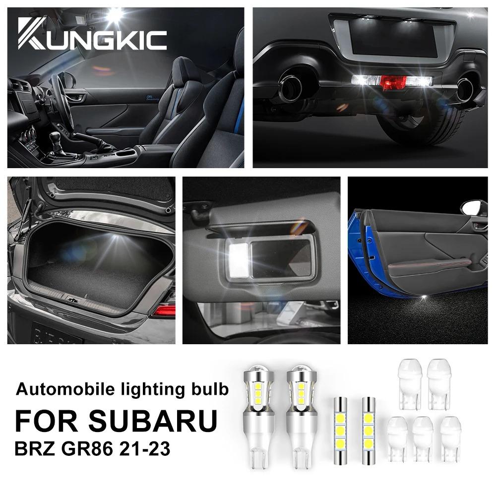 White LED Interior Reverse Reading Signal Bulb Kit for Subaru BRZ Toyota GR86