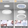Ultra-Thin 5W LED Ceiling Panel Lights Dimmable Touch Sensor Cabinet Light For Closet, Display Shelf, Cabinet