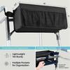 Walker Basket Bag with Cup Holder for Folding Walker, Foldable Storage Bag