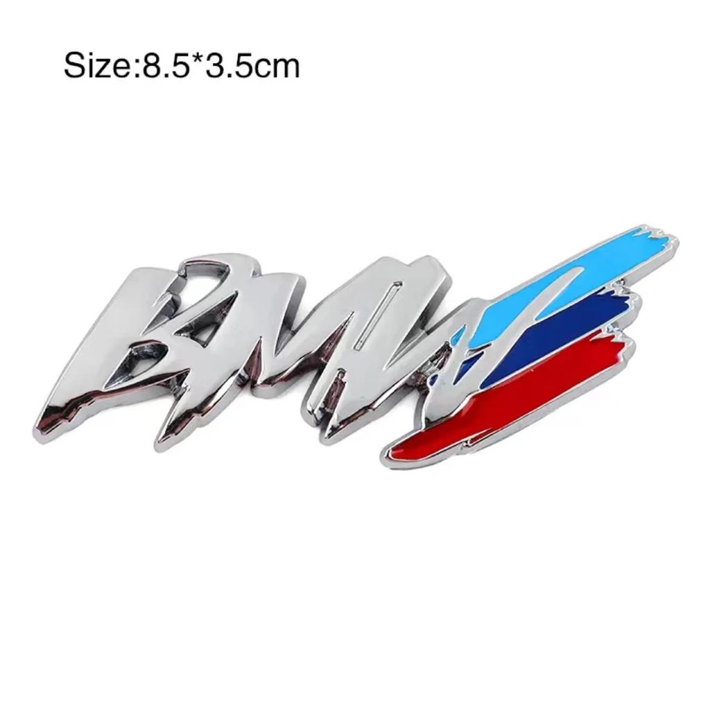 BBKD8 Metal BMW Badge Stickers Body Trunk Decoration Accessories For BMW M Power Performance F10 F31 E36 E39 E87 E90 X3 X5