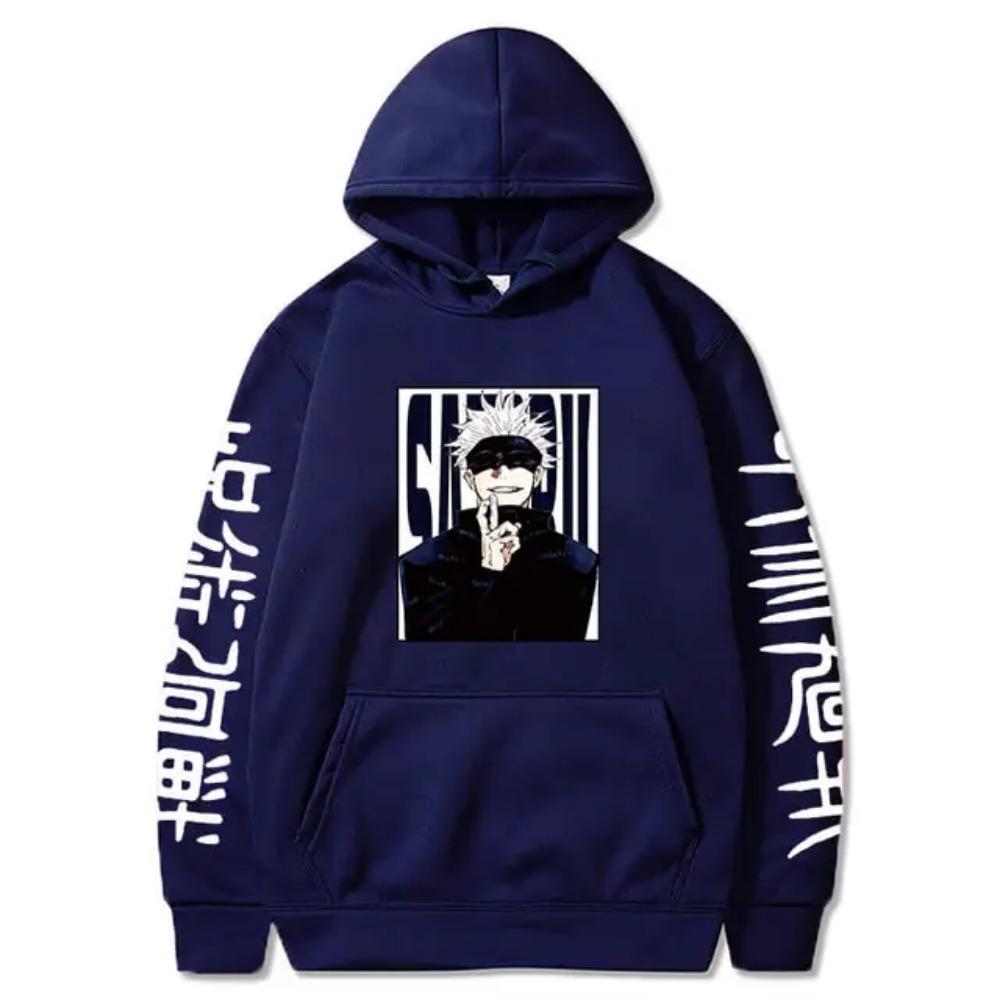 Jujutsu Kaisen Hoodies Anime Harajuku Satoru Gojo Graphic Men/Women Sweatshirts Pullovers Long Sleeves Streetwear Tops