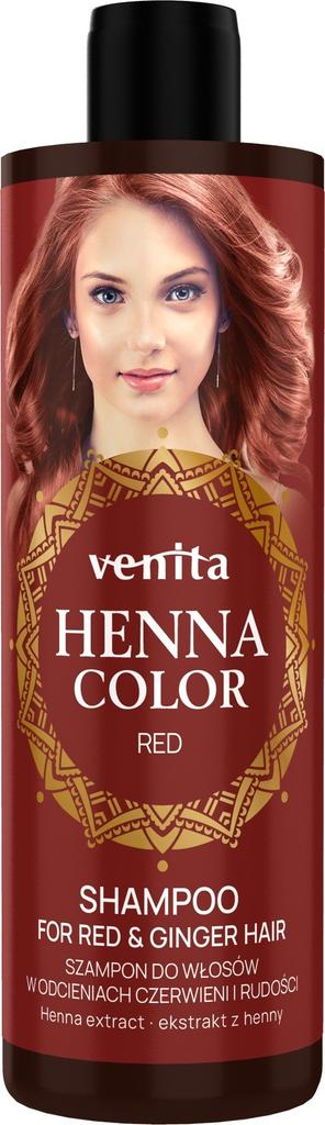 VENITA Henna Color Shampoo for red and ginger hair - Red 300ml