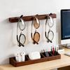 No Drill Hanging Eyeglasses Display Stand Wooden Eyeglass Holder  Living Room