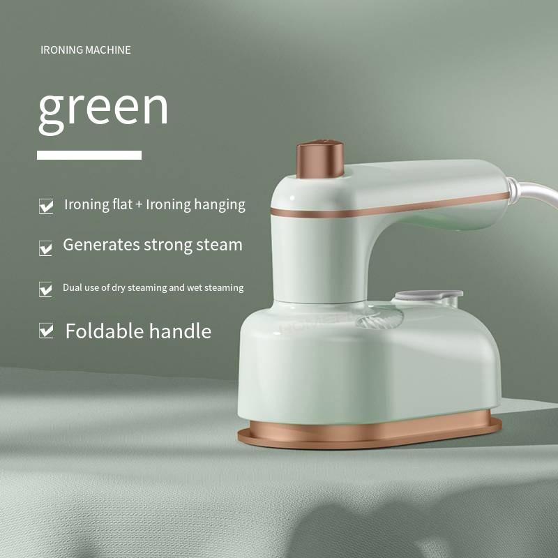 Mini Rotating Electric Travel Iron Dual Steam and Dry Use Portable Water Spray Gentle on Clothes Fast Heating Garment Care Tool