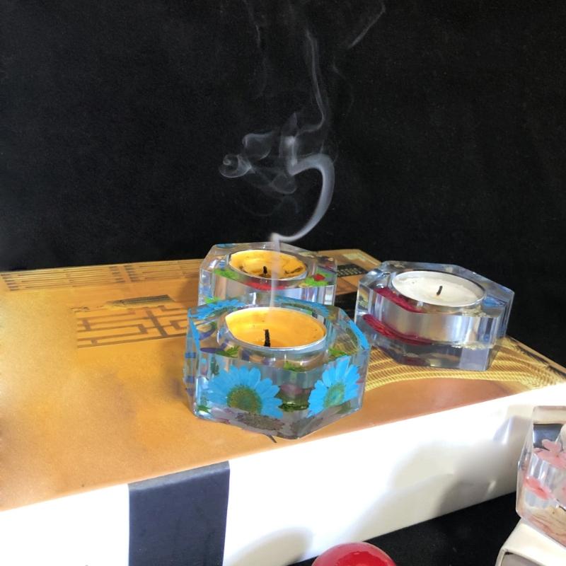 Винтажный шестиугольный подсвечник, силиконовая форма, стильный и прочный подсвечник, полимерные формы, идеально подходящие для поделок ручной работы