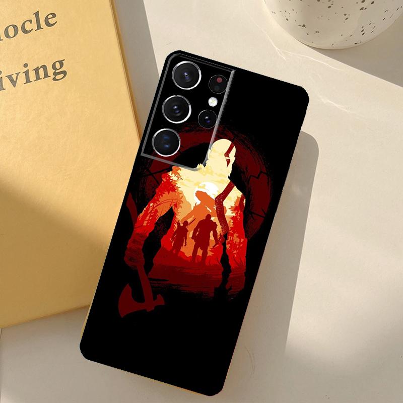 Чехол для телефона God of War для Samsung Galaxy S25 S20 S21 S22 S23 S24 Ultra S9 S10 Plus S25 FE Защитный корпус