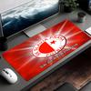 Red And White Prague Football Mouse pad, Gaming Mouse Pad, keyboard pad, Desk Decor for computer notebook Fan Gift Birthday Gift