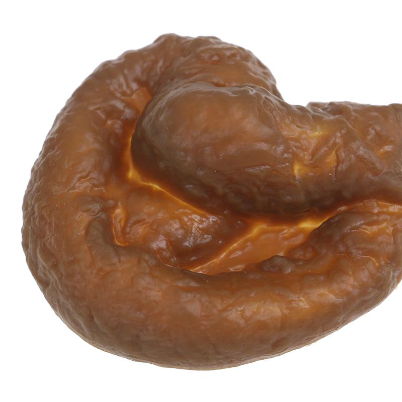 1Pc Realistic Plastic Novelty Joke Toy Fake Human Poop Pooper Trick Funny Toys