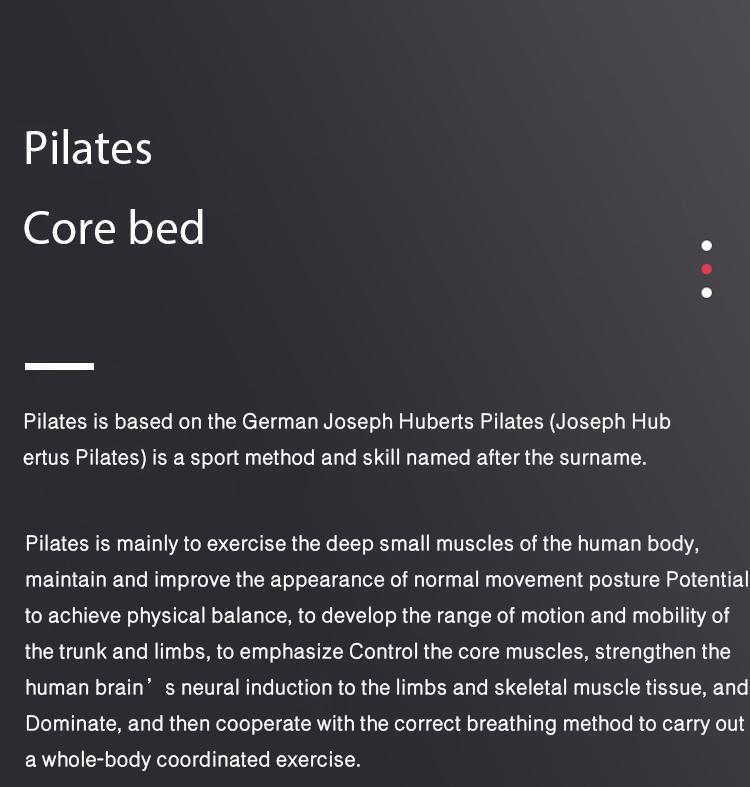 Большой складной пилатес-реформер Оборудование Основная йога-кровать Домашний фитнес Потеря веса Сталь АБС Стали Материал Машина для пилатеса