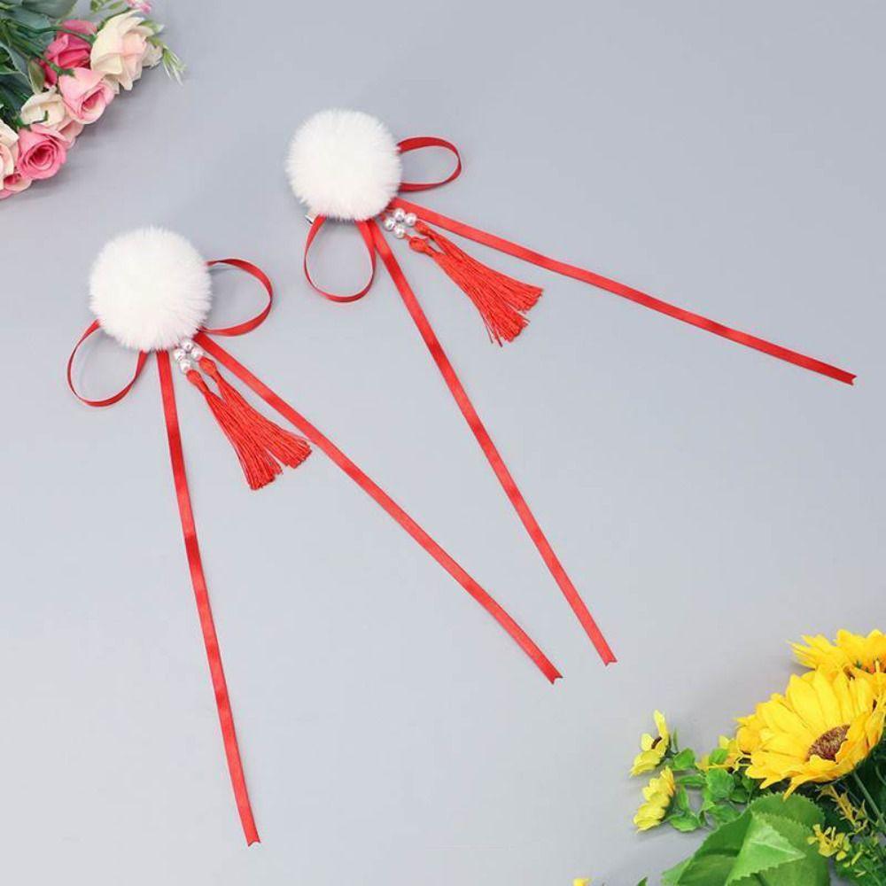 Barrettes Chun-Li Hair Bun Clip Cloth Cosplay Headwear Kawaii Chinese Style Hairpin Party