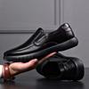 Men's Genuine Leather+Microfiber Leathe Shoes 39-44 Soft Anti-slip Rubber Loafers Man Casual Leather Shoes Shoes for Men