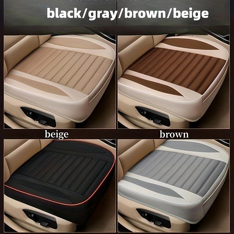 All-Season Linen Car Seat Cushion - Non-Slip, Wear-Resistant, Breathable, Easy Installation for Front Passenger Seat In SUVs, Lightweight & Soft