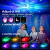Starry Sky Star Projector Light Colorful Ocean Wave Galaxy Light Dynamic Galaxy Star Night Light for Bedroom Games Room Party